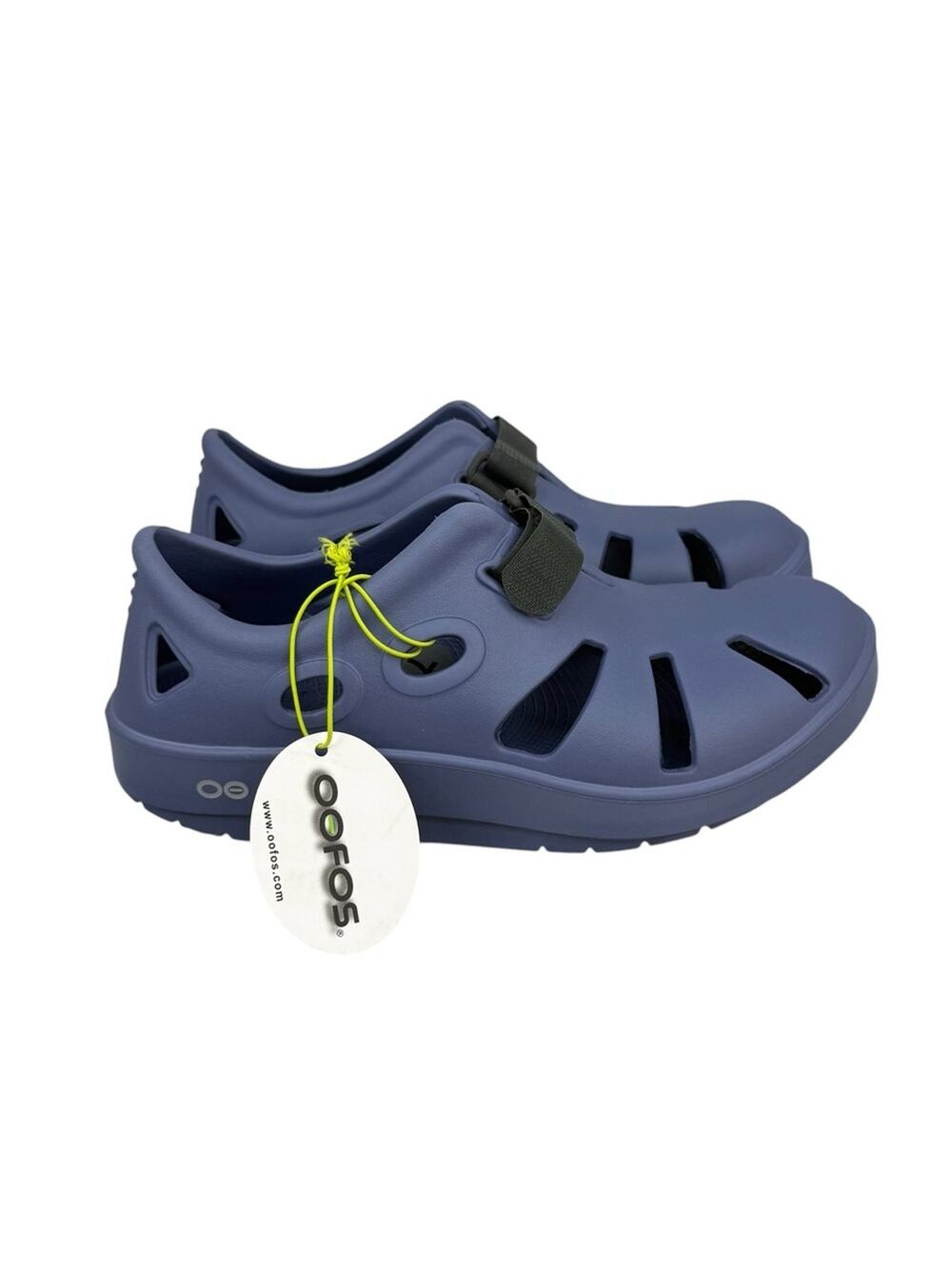 NWT OOFOS OOcandoo Unisex Outdoor Recovery Sandals Water Drop Blue M7 W9